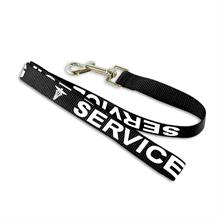 service dog leash with imprinted letters