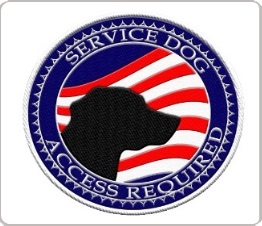 service dog full access patch for dog vest