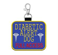 Diabetic Alert Dog Patch Tag