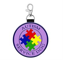 autism service dog hanging tag