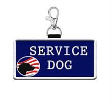 Patriotic Service Dog Patch Tag