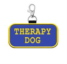 Therapy Dog Hanging Patch Tag