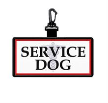 Bold Service Dog Patch Tag