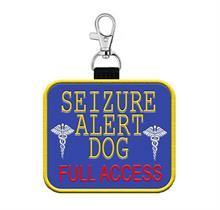 seizure alert dog patch tag