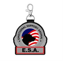 Emotional Support Animal Hanging Patch Clip