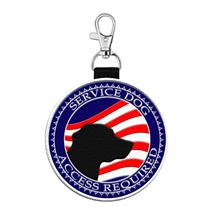 Patriotic Service Dog Patch Tag