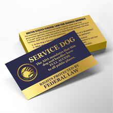 service dog law handout cards