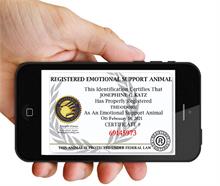 digital esa emotional support animal certificate