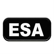 ESA Patch - Black and White