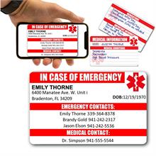 IN CASE OF EMERGENCY WALLET CARD