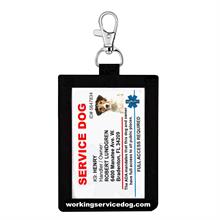 Nylon Clip On ID Badge Holder