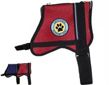 Red Mesh ESA Emotional Support Paw Print Vest