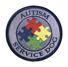 Autism Service Dog Patch on Service Dog Vest