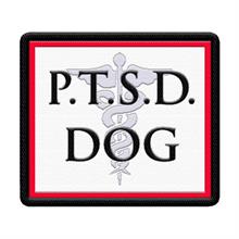 PTSD SERVICE DOG PATCH