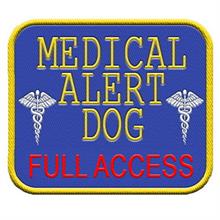 medical alert dog patch
