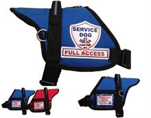 Blue Padded Service Dog Full Access Vest