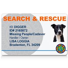 search and rescue id card
