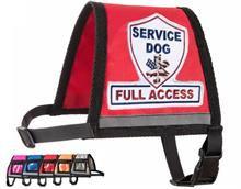 Red Complete Service Dog Full Access Reflective Vest