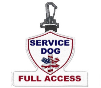 Service Dog Full Access Patch Tag