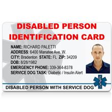 Disabled Person Identification Card