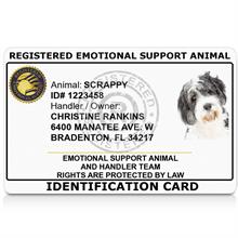emotional support animal id card