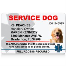 Service Dog ID Card