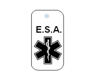 Emotional Support Dog Collar Tag