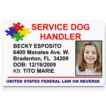 autism service dog handler 